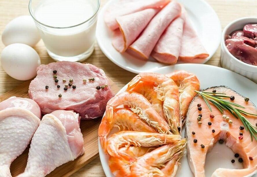 gitugotan ug gidili nga mga pagkaon alang sa Dukan diet